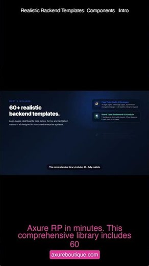 Realistic Backend Templates Components Intro