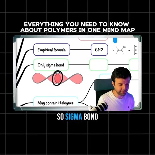 chem-bio.info by Hosni on Instagram: "🔴 This will literally save hours of revision for your IAL Chemistry exam Polymers are one of those IAL Chemistry Unit 1 topics that students think are easy… until the exam question appears. In this video, we break down everything you need to know about addition polymers so you don’t lose marks on simple theory. We will revise: * How to test for saturation versus unsaturation (bromine water and oxidation tests) * Why the empirical formula of the polymer is t