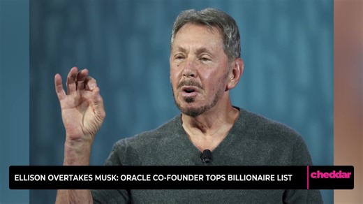 Oracle co-founder Larry Ellison became the world’s richest person Wednesday after a surge in Oracle stock pushed his net worth to $393 billion. | cheddar news