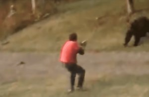 Canadian Man Forced To Shoot Charging Grizzly At Point Blank Range To Protect His Dog