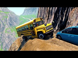 Cars vs Cliff Roads | Epic BeamNG Crashes (Ep #8)