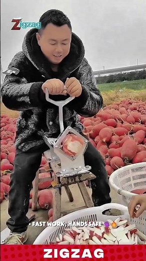 Hand-Pushed Manual Slicer for Cutting and Processing Vegetables in Large Batches