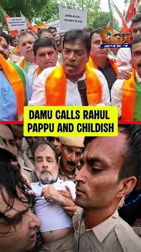 Damu calls Rahul Pappu and childish#Goa #Goanews #Damu #RahulGandhi #pappu #Childish