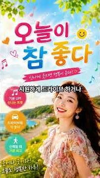 “오늘 하루 기분 좋아지는 행복 트롯”☀️🎶“오늘이 참 좋다”