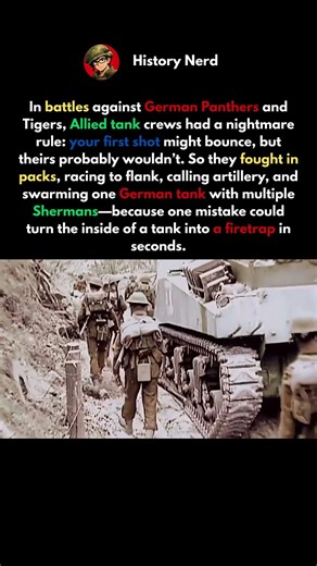 German Panther Armor Was Nearly Unstoppable #ww2 #tank #history