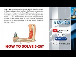 5-26 hibbeler statics chapter 5 | hibbeler statics | hibbeler