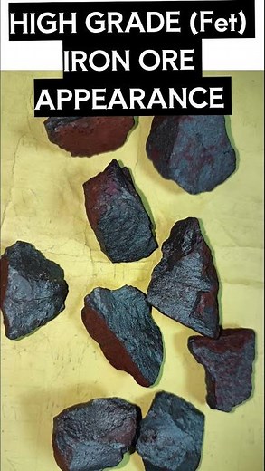 IRON ORE IDENTIFICATION