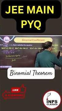 Binomial Theorem PYQ JEE Main | Top Tricks & Fast Methods | INPS Classes