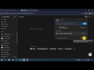 How To Make Notion Database Public