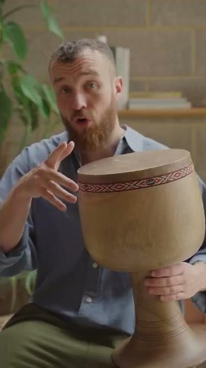 Tombak Drum from Iran 🇮🇷 Percussion Instruments from Around the World #shorts