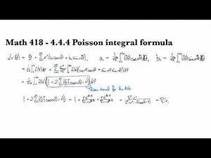 4.4.4 Poisson integral formula