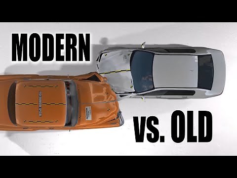 Old car VS Modern car CRASH TEST | The evolution of CAR SAFETY.