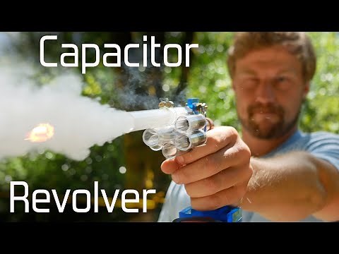 I Built An Electric Capacitor Revolver!