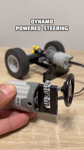 57K views · 3.2K reactions | Dynamo Powered Steering #lego #technic #legotechnic #dcmotor #dcmotorproject #diyprojects #dynamo #electric #experiment #diy #engineering #legofan #legoproject #stem #bricktechnology #steering #powersteering | Bricks Master Builders | Facebook