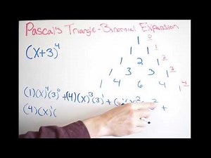 Pascal's Triangle - Binomial Expansion - Example 1