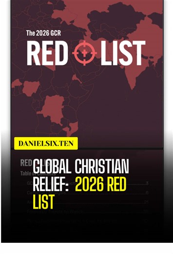 Most people think Christian persecution is rare. The data says otherwise. The 2026 Global Christian Relief Red List documents verified cases of Christians facing violence, arrests, church closures, displacement, and intimidation around the world. Nigeria remains the deadliest country for Christians. China continues to lead in arrests and sentences. Other nations are seeing rising pressure through laws, enforcement, and intimidation. These aren’t rumors. They’re verified incidents. Our brothers a