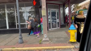 Family trick or treating in downtown | Coos Bay Today