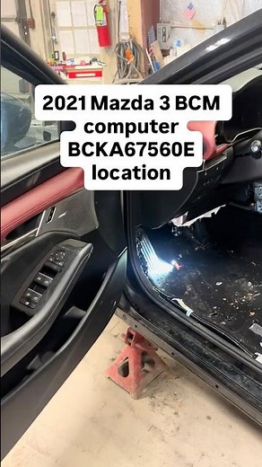2021 Mazda 3 body control module BCM computer part number BCKA67560E location on car