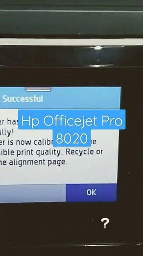 Hp Officejet Pro 8020# Carriage Jam Youtube Shorts#