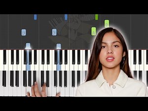 drivers license (Olivia Rodrigo) Piano Keyboard Tutorial