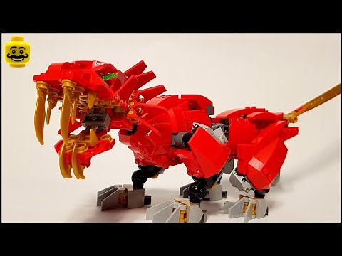 LEGO Ninjago Fire Stone Mech set 71720 Alternate Build