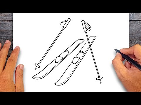 How to draw Skis