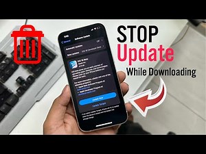 How To Stop iOS 18 Update While Downloading | How To Cancel iOS Update While Downloading |
