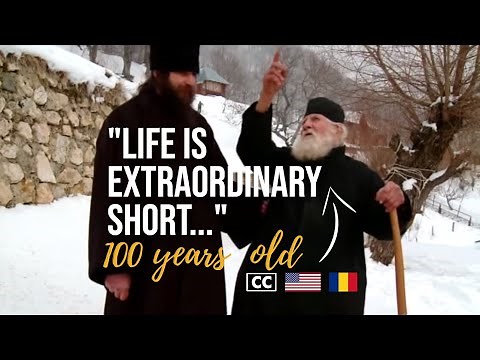 100 years old monk's life advice | Christmas in an isolated Romanian monastery