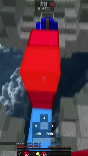 Insane Bridge Clutch | ASMR | The bridge #keyboardsounds #asmr #mouseclicks #pvp #bedwars #minecraft