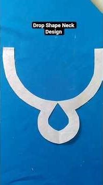 Drop Shape Neck Design Cutting Idea #neckdesign #Drop shapeneckdesign #trendingshorts #foryou
