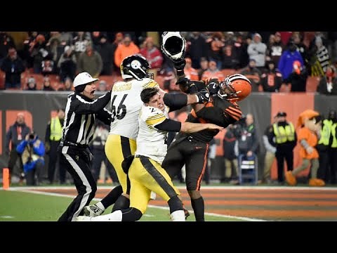 Watch NFL fight that could lead to massive fines for Cleveland Browns' Myles Garrett