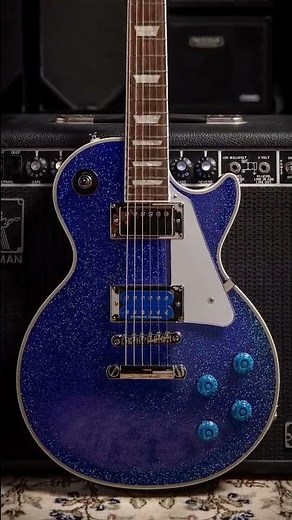 2020 Epiphone Les Paul Tommy Thayer in Blue Sparkle