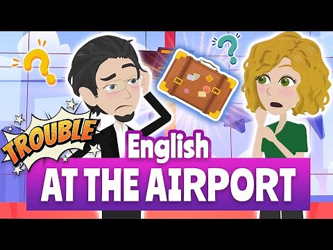 At the Airport English Conversation | American Accent | English Speaking with Jessica