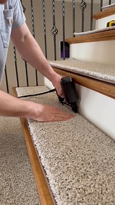 Custom carpet steps on this fancy staircase. Each individual step was custom bound around all the edges. I took templates of each individual step about 8 weeks ago. Finally got the chance to install them! What do you think? #flooring #lvp #homerenovations #floorcovering #flooringinstallation | Foothills Flooring