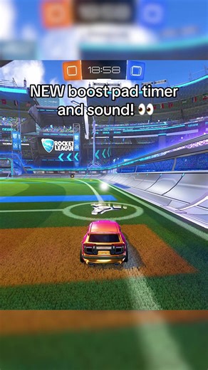 First Look at New Boost Pad Timer and Sound in Rocket League