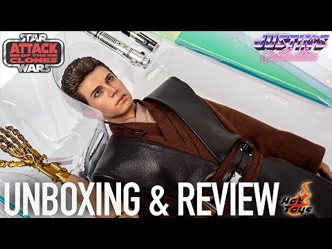 Hot Toys Anakin Skywalker Attack of the Clones Unboxing & Review