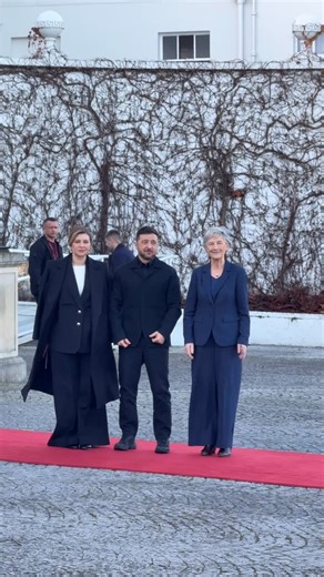 Richard Chambers on Instagram: "President Connolly welcomes President Zelenskyy to Áras an Uachtaráin. @virginmedianewsireland"