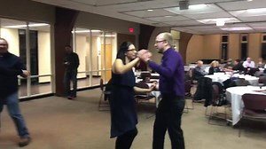 A little ceilidh dancing lesson with the Alma College Kiltie Dancers at tonight’s 2nd annual Robert Burns Night! | Alma Highland Festival & Games