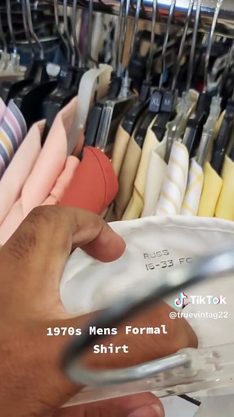 Thrift I found Today Of A 1970s Mens Formal Shirt #vintage #vintagefashion #vintageclothes #1970sfashion #1970s #thrifted #thrifting