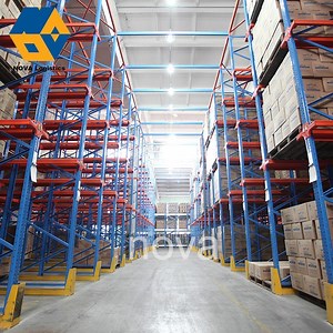 [Hot Item] Fifo Customized Q235 Steel Metal Storage Drive-in Rack Shelves Industrial Warehouse Heavy Duty Pallet Racking Beam Frame Forklift Truck Drive in Rack