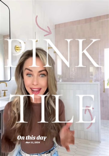 Creative Ideas for Pink Tile in Bathroom Design