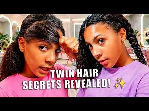Our Favorite Twin Hairstyles! Step-by-Step Tutorial for Kids with Natural Hair