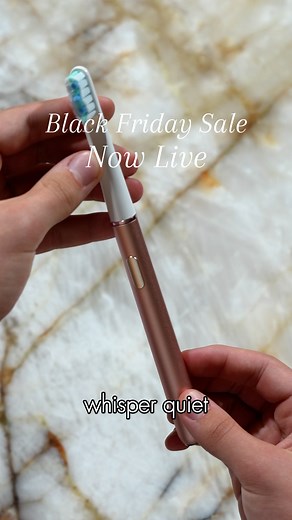 A toothbrush you’ll look forward to using every day. 🪥 Removes up to 10x more plaque* ⚡ Long 40 day battery life ⚙️ 3 Brush modes ☁️ Lightweight aluminum design ✨ Slim travel case 30-day money-back guarantee for peace of mind. *than an ADA-approved manual brush. | MiroShine