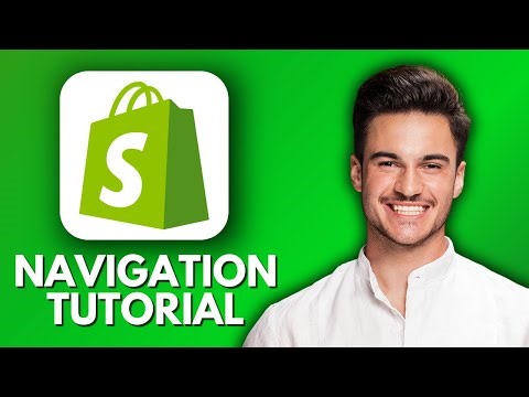 NEW! Shopify Navigation Tutorial (2025) 🛍️ | Easy Menu Setup for Beginners & Pros