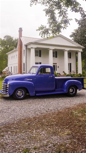 Nancy Cartwright on Instagram: "Every classic car has a story… here’s how I found my blue '52 Chevy Pickup. "
