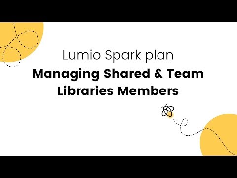 Managing Shared and Team Libraries Members