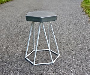 DIY Concrete and Steel Outdoor End Table | How to Build - Welding