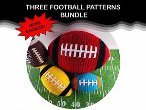 Three Football Patterns Bundle - Football Crochet Patterns - Pillow - Pillows - Amigurumi - Sport - Game - Foot Ball - Instant Download PDF - Etsy