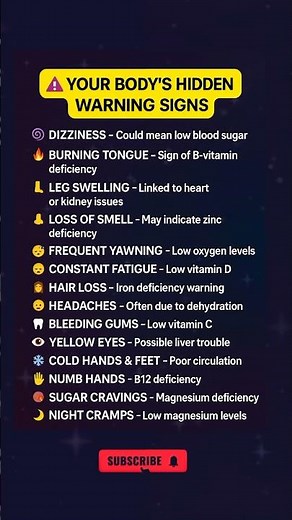 Your Body’s Warning Signs Explained