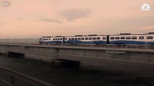 22K views · 260 reactions | Russian President Vladimir Putin just opened this $3.4 billion, 11.8-mile bridge to the Crimean Peninsula. https://cnb.cx/2SsEeYI | CNBC | Facebook